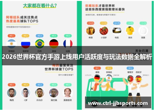 2026世界杯官方手游上线用户活跃度与玩法数据全解析