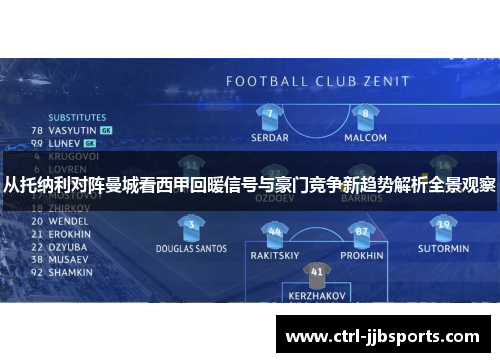 从托纳利对阵曼城看西甲回暖信号与豪门竞争新趋势解析全景观察 从托纳利对阵曼城看西甲回暖信号与豪门竞争新趋势解析全景观察